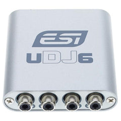 esi audio interfaces esi udj6 usb audio interface