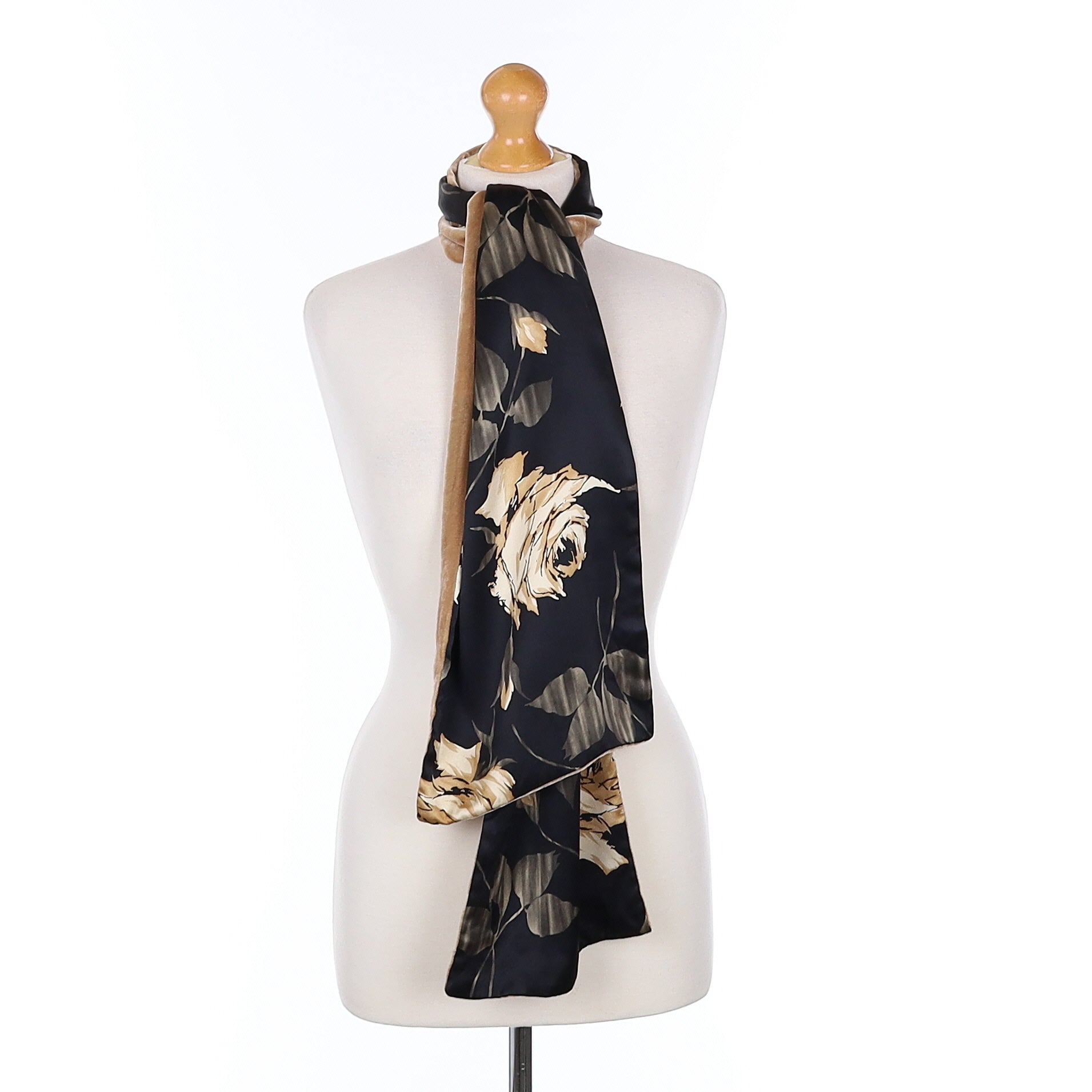 LK Bennett Floral Double Layered Silk Scarf