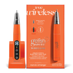 Gelish - Go File Wireless E-File - Neon Orange - Manicure & Pedicure Tools at Beyond Polish