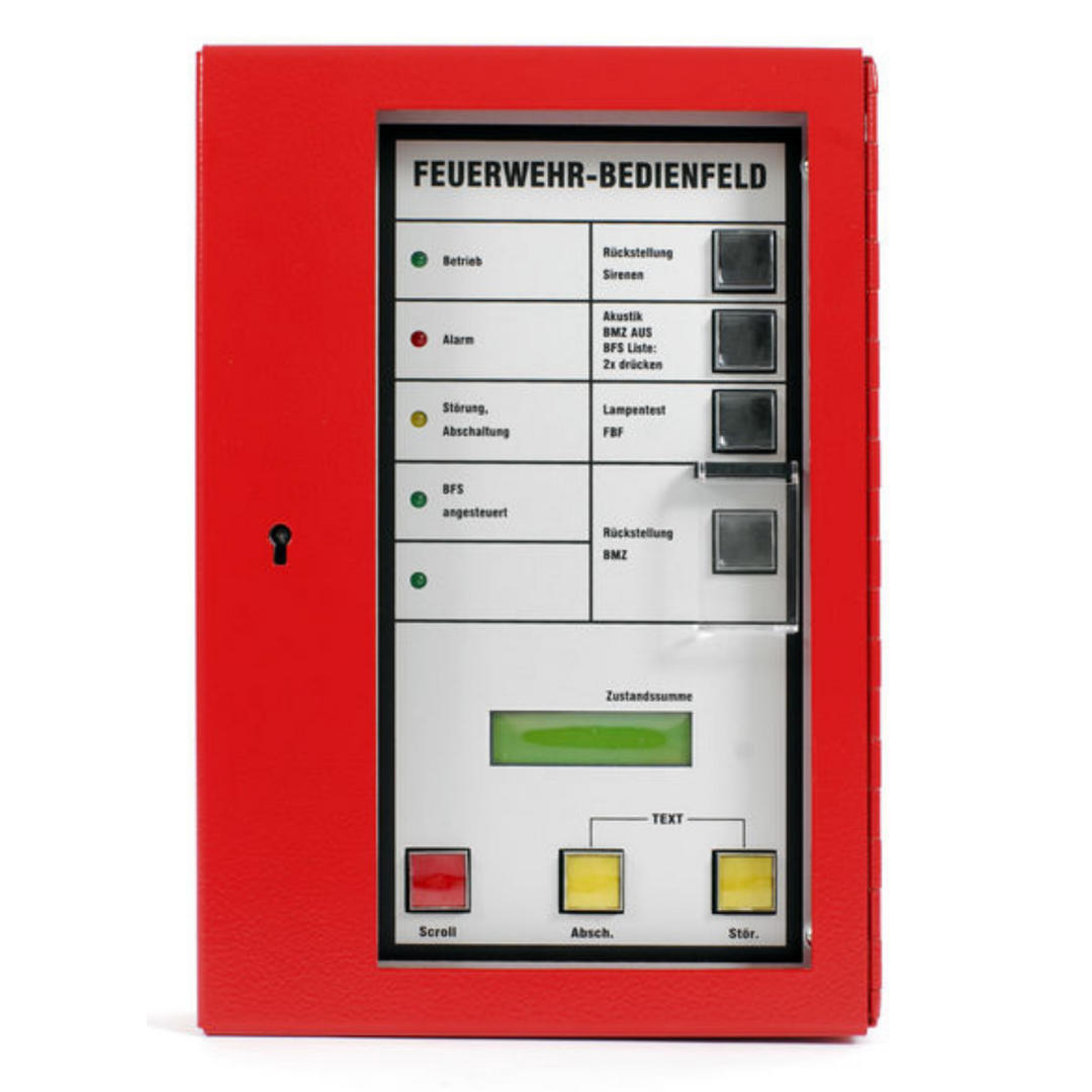 Detectomat Feuerwehrbedienfeld Österreich für dc3500