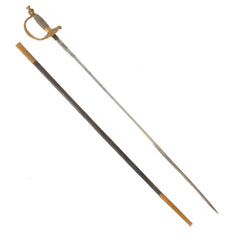 Original Imperial German Pre-WWI Bavarian Court Sword with Scabbard by Lorenz Stanko of Munich Original Items